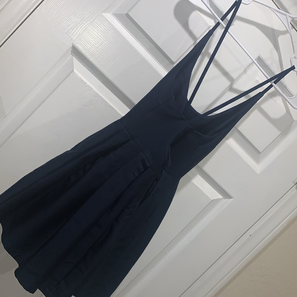 Luvalot Navy Blue Mini Dress.  SZ 2 - Picture 4 of 4